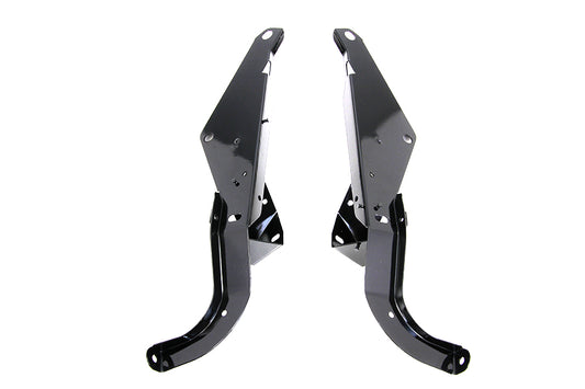 HARLEY Heavy Duty Outer Fairing Support Bracket Set Black Fits 1996-2013 FLHT,   1996-2013 FLHX,