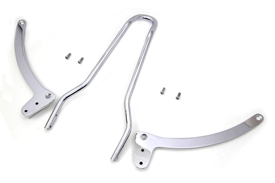 HARLEY 16 inch Sissy Bar Kit Chrome fits 1957-1978 XL,