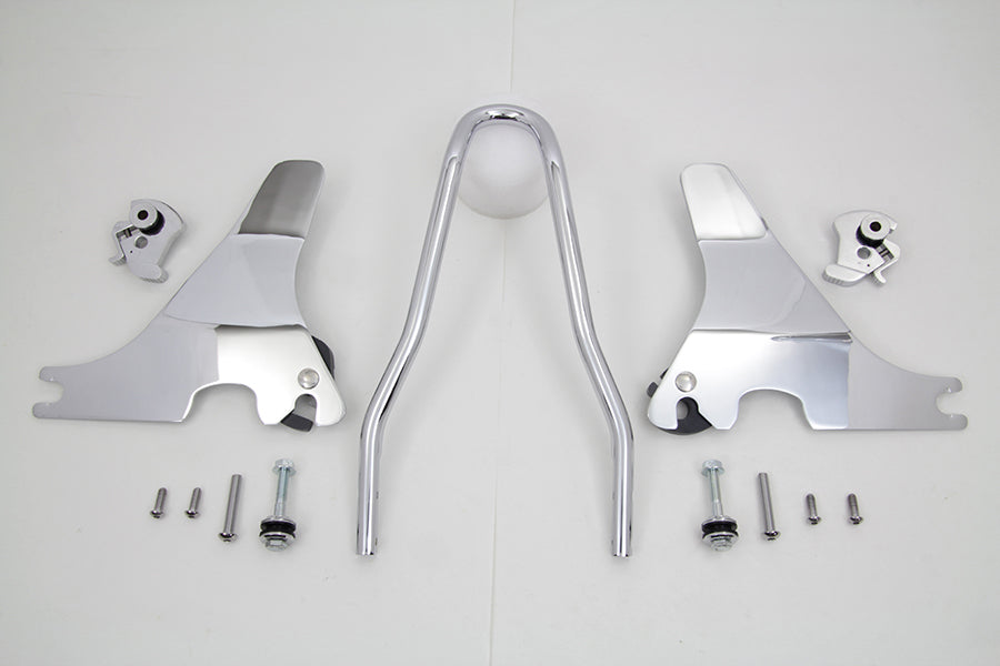 HARLEY 13 inch Sissy bar Kit Chrome fits 2004-UP XL,