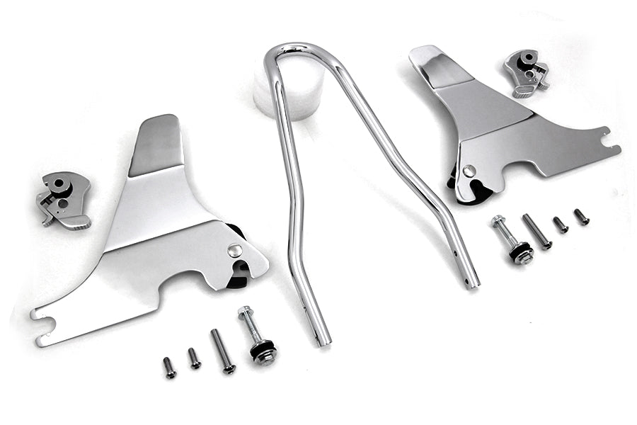 HARLEY 13 inch Sissy bar Kit Chrome fits 2004-UP XL,