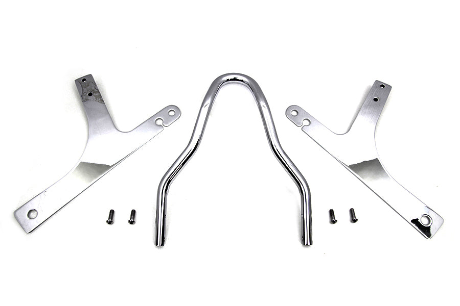 HARLEY 10 inch Sissy Bar Kit Chrome fits 1996-2005 FXD,  1996-2005 FXDL,  1996-2000 FXDSCONV,  1999-1999 FXDX,  2002-2005 FXDX,  2001-2005 FXDXT,