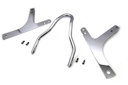 HARLEY 10 inch Sissy Bar Kit Chrome fits 1996-2005 FXD,  1996-2005 FXDL,  1996-2000 FXDSCONV,  1999-1999 FXDX,  2002-2005 FXDX,  2001-2005 FXDXT,