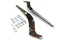 HARLEY Fenderstreben-Set gebogen Chrom Passend 0-  Custom, verwendbar für 8 bis 12 Zoll breite Fender