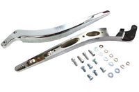 HARLEY Fenderstreben-Set gebogen Chrom Passend 0-  Custom, verwendbar für 8 bis 12 Zoll breite Fender
