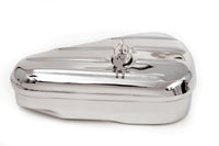 HARLEY Oval Right Side Chrome Tool Box fits 1940-1957 FL,   1940-1948 UL,   1940-1952 W,