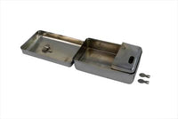 HARLEY Rectangular Chrome Tool Box fits 1936-1939 EL,   1938-1939 UL,