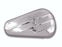 HARLEY Left Side Chrome Oval Tool Box fits 0-  Custom, application 0-  Custom, application