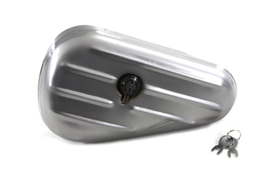 HARLEY Oval Right Side Raw Tool Box fits 1940-1957 FL,   1940-1948 UL,