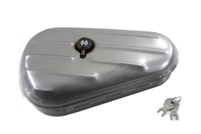 HARLEY Oval Right Side Raw Tool Box fits 1940-1957 FL,   1940-1948 UL,