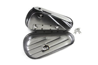 HARLEY Oval Right Side Raw Tool Box fits 1940-1957 FL,   1940-1948 UL,