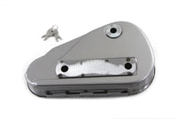 HARLEY Oval Right Side Raw Tool Box fits 1940-1957 FL,   1940-1948 UL,