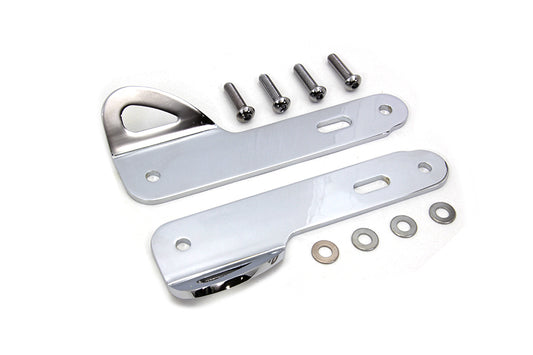 HARLEY Chrome Tie Down Bracket Kit Fits 2014-UP FLHT,   2014-UP FLHTCU,   2014-UP FLHTK,   2014-UP F