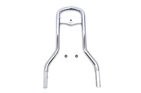 HARLEY 14-1/2 inch Mini Medallion Style Sissy Bar Upright Chrome fits 2004-UP XL,  2006-2017 FXD,  1984-1984 FXST,  1985-2005 FXST,  2006-UP FLST,