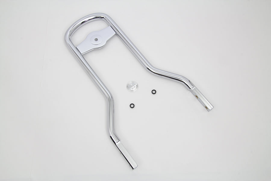 HARLEY 14-1/2 inch Mini Medallion Style Sissy Bar Upright Chrome fits 2004-UP XL,  2006-2017 FXD,  1984-1984 FXST,  1985-2005 FXST,  2006-UP FLST,