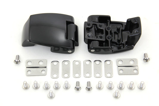 HARLEY Black Tour-Pak Luggage Hinge Kit Fits 1988-2013 FLT,