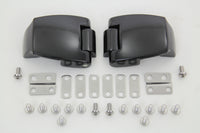 HARLEY Black Tour-Pak Gepäckscharnier-Kit passend für 1988–2013 FLT,