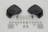 HARLEY Black Tour-Pak Gepäckscharnier-Kit passend für 1988–2013 FLT,
