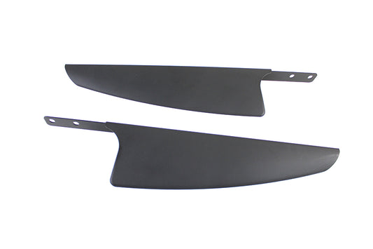 HARLEY Black Windshield Deflector Set Fits 1986-2017 FLST,