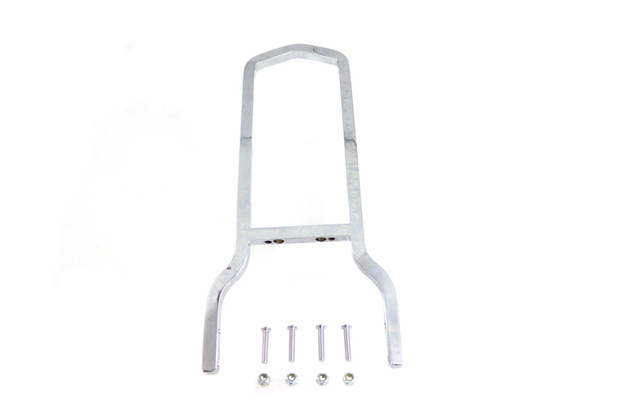 HARLEY 16 inch Tall Chrome Sissy Bar Back fits 2004-UP XL,  2002-2005 FXD,