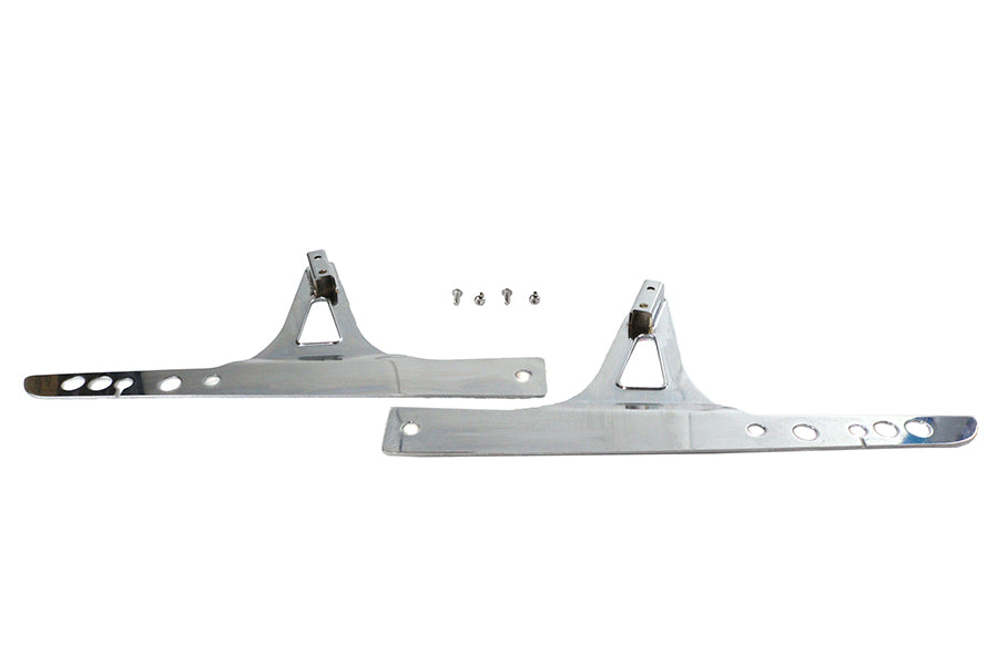 HARLEY Sissy Bar Side Plates Fits 2006-2008 FXDWG,   2008-2013 FXDF,   2008-2013 FXDFSE/2,