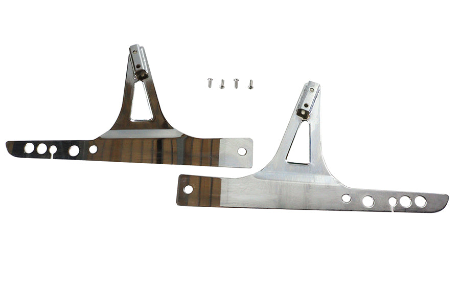 HARLEY Sissy Bar Side Plates Fits 2006-2008 FXDWG,   2008-2013 FXDF,   2008-2013 FXDFSE/2,