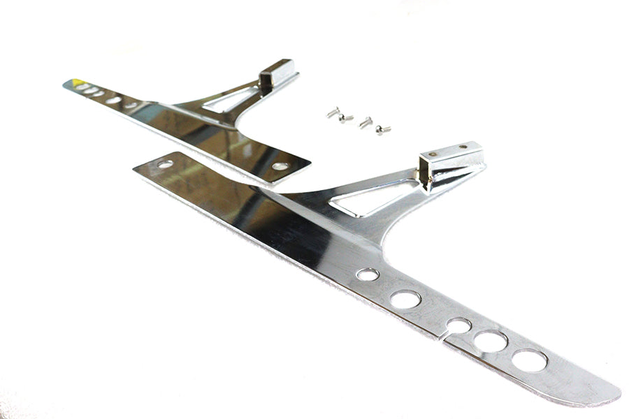 HARLEY Sissy Bar Side Plates Fits 2006-2008 FXDWG,   2008-2013 FXDF,   2008-2013 FXDFSE/2,