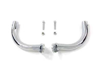 HARLEY Chrome Satteltaschen-Schutzbügel-Eliminator-Halterungen Passend für 1997-2008 FLT,