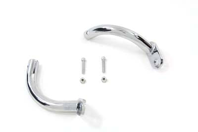 HARLEY Chrome Saddlebag Guard Eliminator Brackets Fits 1997-2008 FLT,
