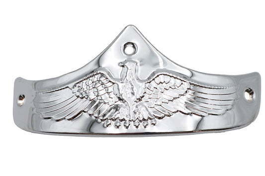 HARLEY Eagle Chrome Front Fender Tip Fits 0-  Custom, application for a 5 width fender"