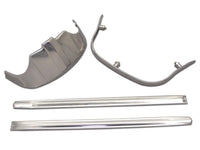 HARLEY Edelstahl-Vorderradkotflügel-Spitzen-Set passend für 1949-1956 FL,