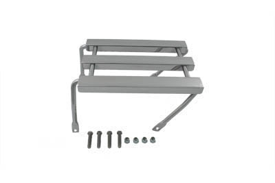 HARLEY Wyatt Gatling Chrome Three Channel Luggage Rack fits 1984-2006 FXST,  1986-2006 FLST,