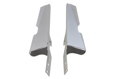 HARLEY Chrome Windshield Deflector Set Fits 1986-2017 FLST,