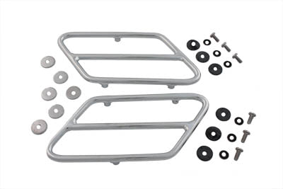 HARLEY Saddlebag Side Cover Trim Rail Set Fits 1993-2008 FLT,