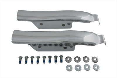HARLEY Saddlebag Rear Filler Strip Set Chrome fits 1993-2008 FLT,
