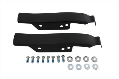HARLEY Saddlebag Rear Filler Strip Set Black fits 1993-2008 FLT,