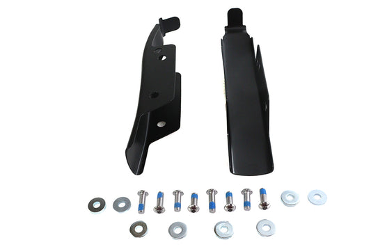 HARLEY Saddlebag Rear Filler Strip Set Black Fits 1993-2008 FLT,