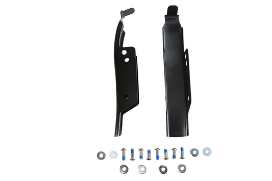 HARLEY Saddlebag Rear Filler Strip Set Black Fits 1993-2008 FLT,