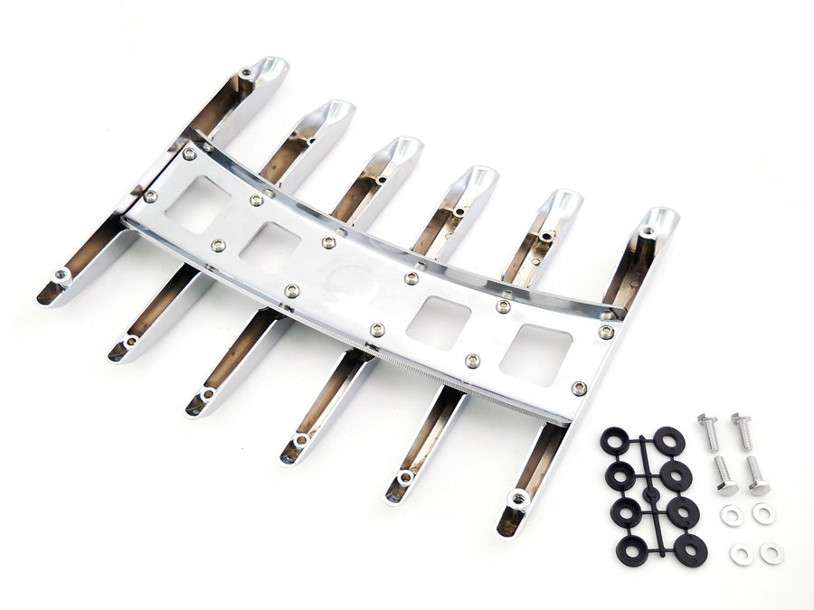 HARLEY Chrome Stealth Luggage Rack Fits 2008-UP FLHR,   0-  All, King, Chopped, and Razor Tour-Pak l