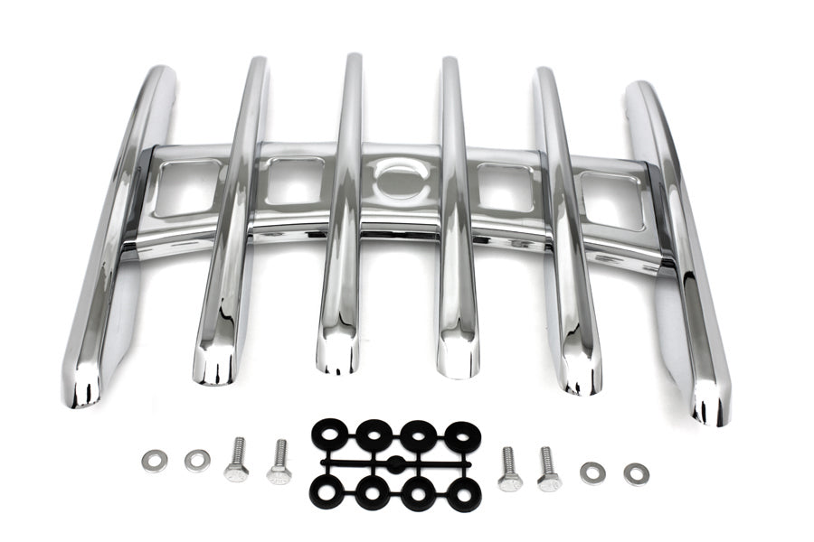 HARLEY Chrome Stealth Luggage Rack Fits 2008-UP FLHR,   0-  All, King, Chopped, and Razor Tour-Pak l