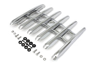 HARLEY Chrome Stealth Luggage Rack Fits 2008-UP FLHR,   0-  All, King, Chopped, and Razor Tour-Pak l