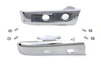 HARLEY Chrome Slotted Saddlebag Filler Strip Kit Fits 2014-UP FLT,
