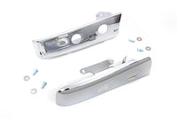 HARLEY Chrome Slotted Saddlebag Filler Strip Kit Fits 2014-UP FLT,