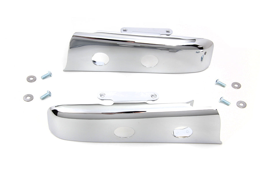 HARLEY Chrome Slotted Saddlebag Filler Strip Kit Fits 2014-UP FLT,