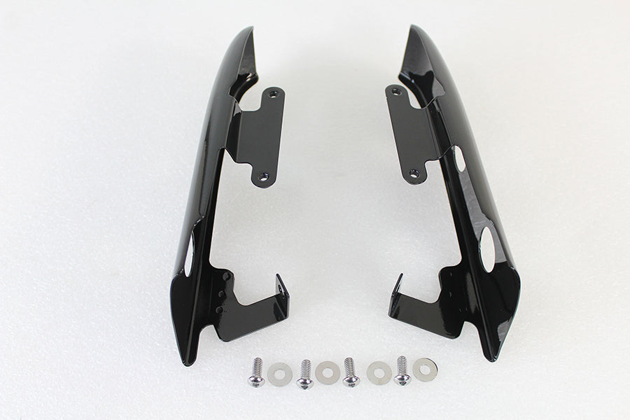 HARLEY Saddlebag Filler Strip Kit Black fits 2014-UP FLT,