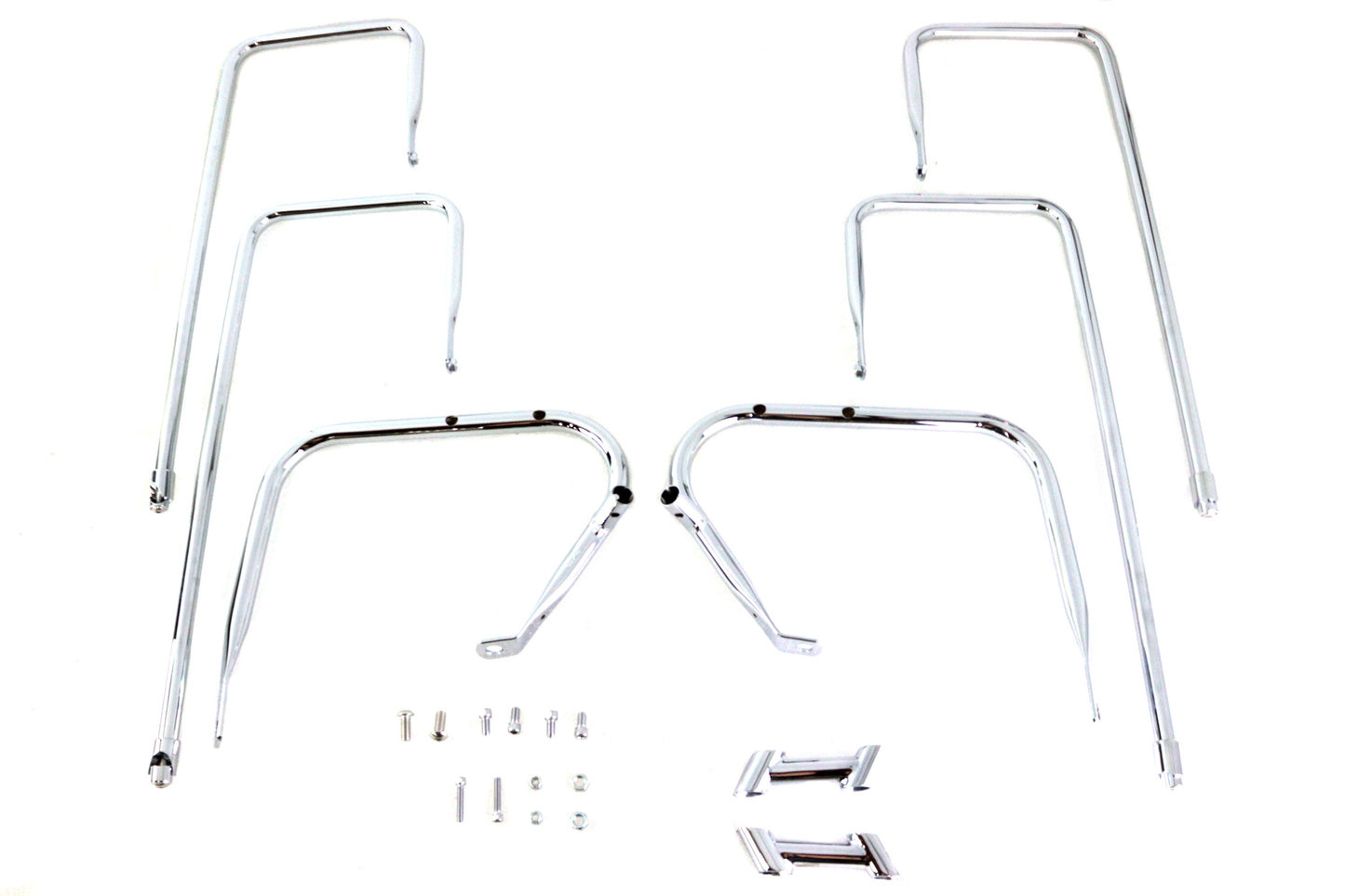 HARLEY Saddlebag Guard Kit Chrome fits 2009-2013 FLT,