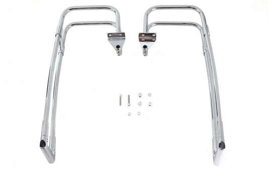 HARLEY Saddlebag Guard Kit Chrome fits 2014-UP FLT,