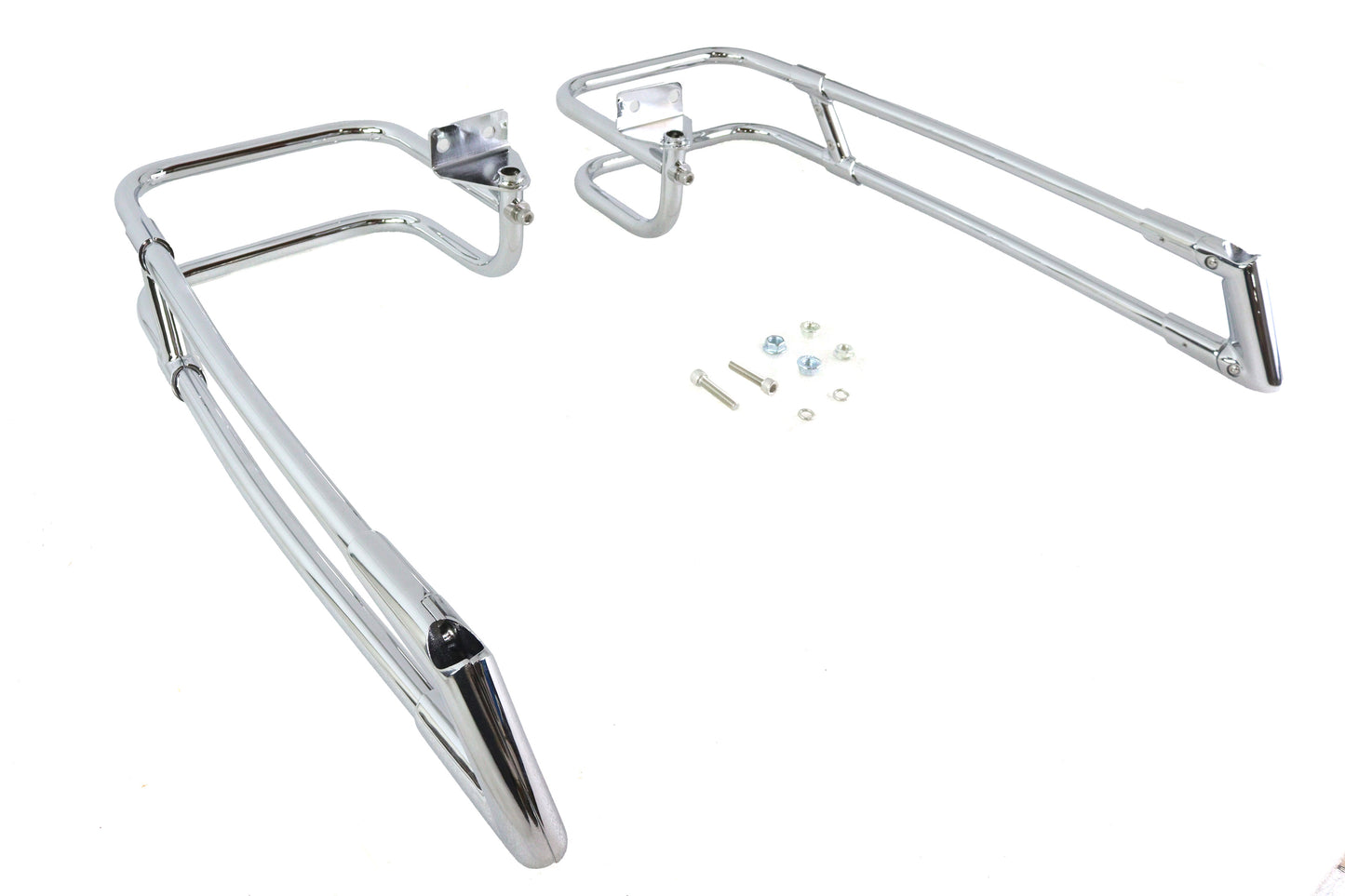 HARLEY Saddlebag Guard Kit Chrome fits 2014-UP FLT,