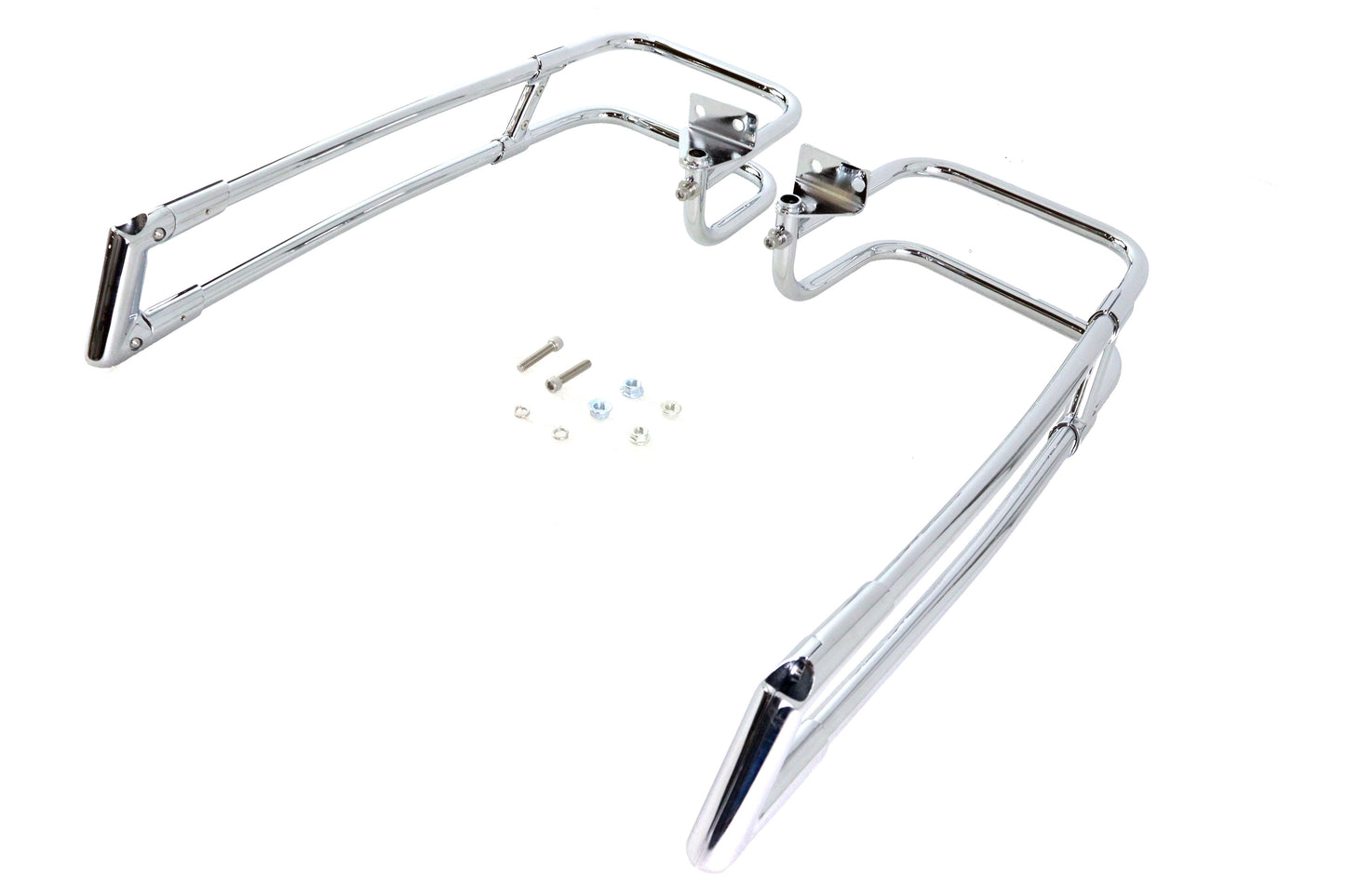 HARLEY Saddlebag Guard Kit Chrome fits 2014-UP FLT,