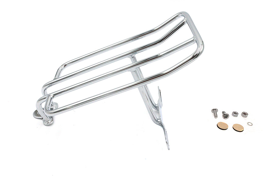 HARLEY Wyatt Gatling Chrome Luggage Rack Fits 2006-2010 FLSTC,