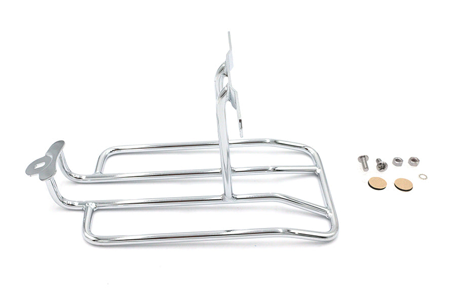 HARLEY Wyatt Gatling Chrome Luggage Rack Fits 2006-2010 FLSTC,